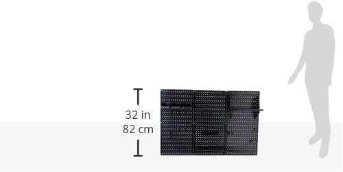 Wall Control 4ft Metal Pegboard Storage Kit