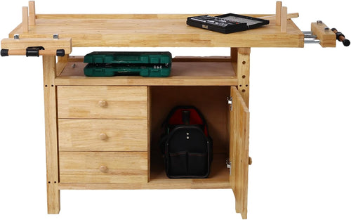 50-Inch Wooden Workbench