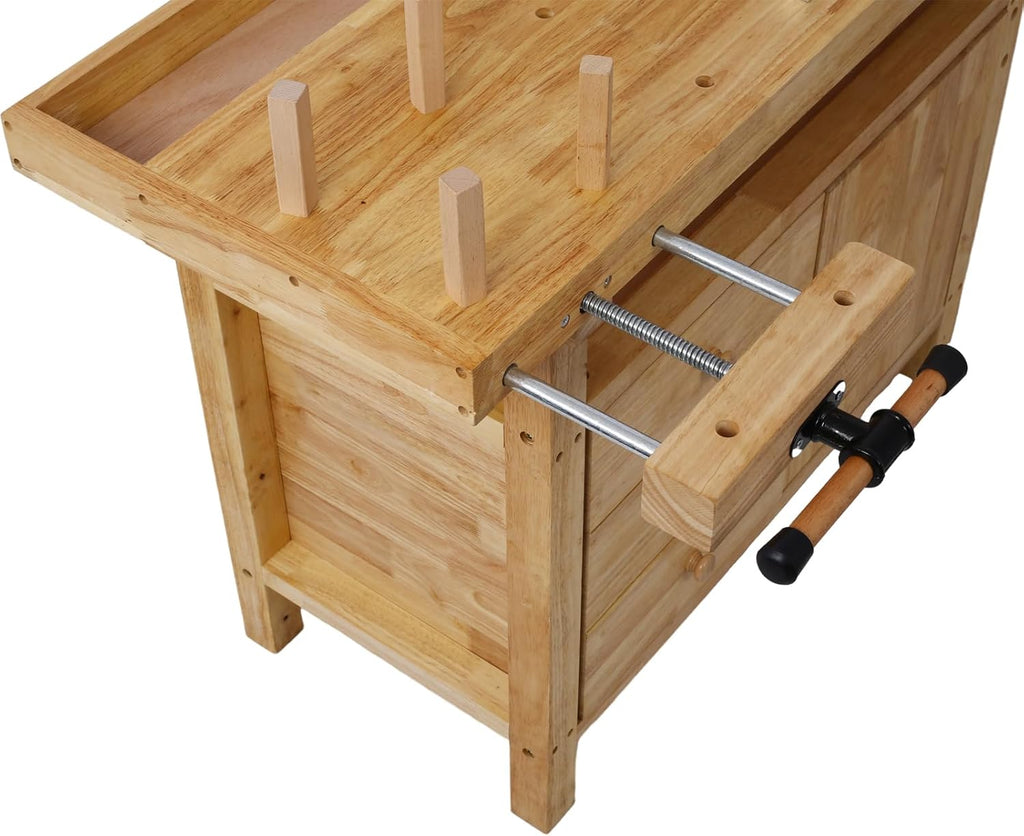 50-Inch Wooden Workbench
