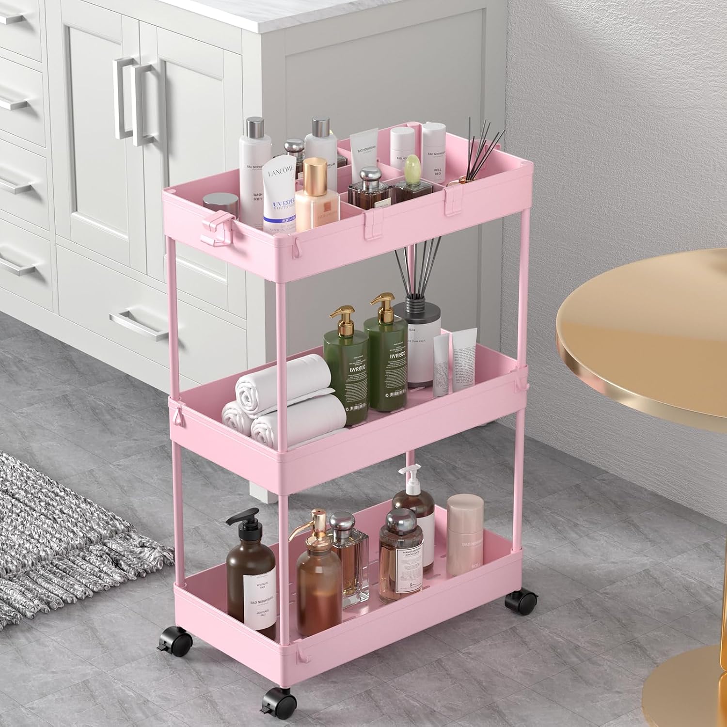 SPACELEAD 3 Tier Rolling Cart