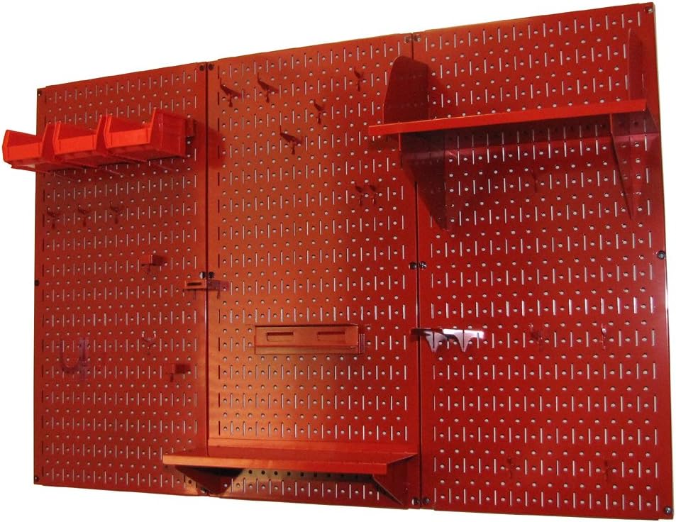 Wall Control Metal Pegboard Tool Storage Kit