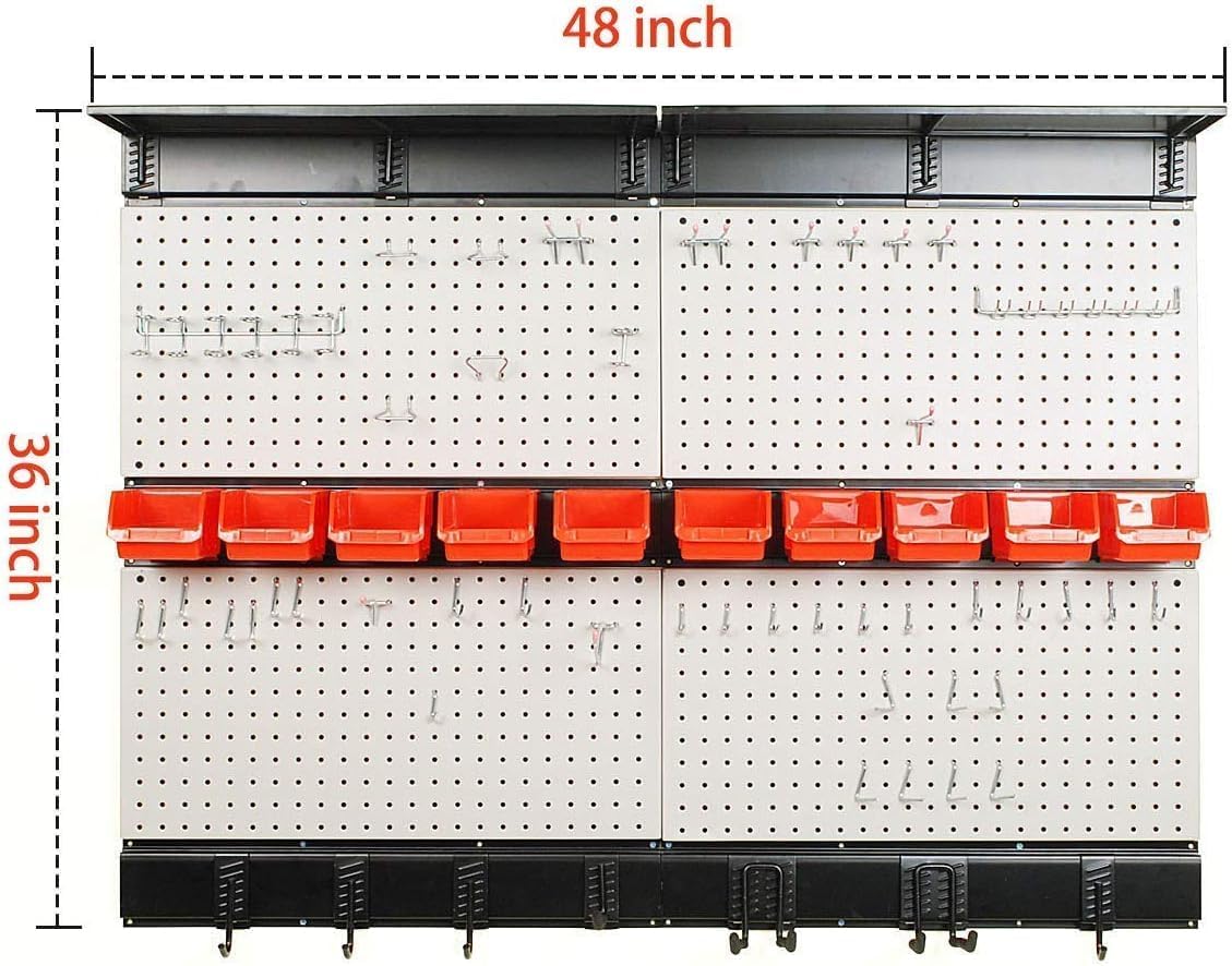 Ultrawall 72pcs Pegboard Organizer
