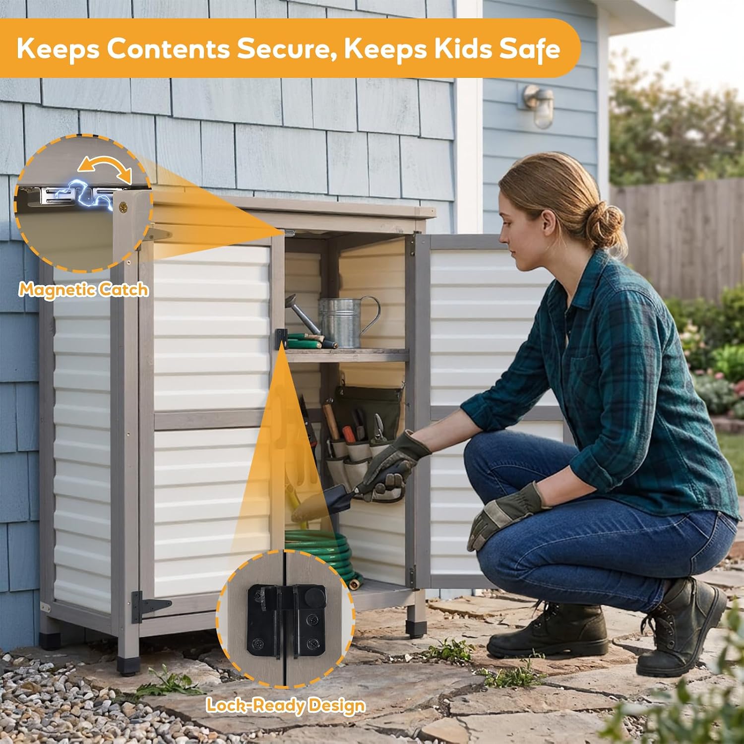 Weatherproof Outdoor Storage Cabinet