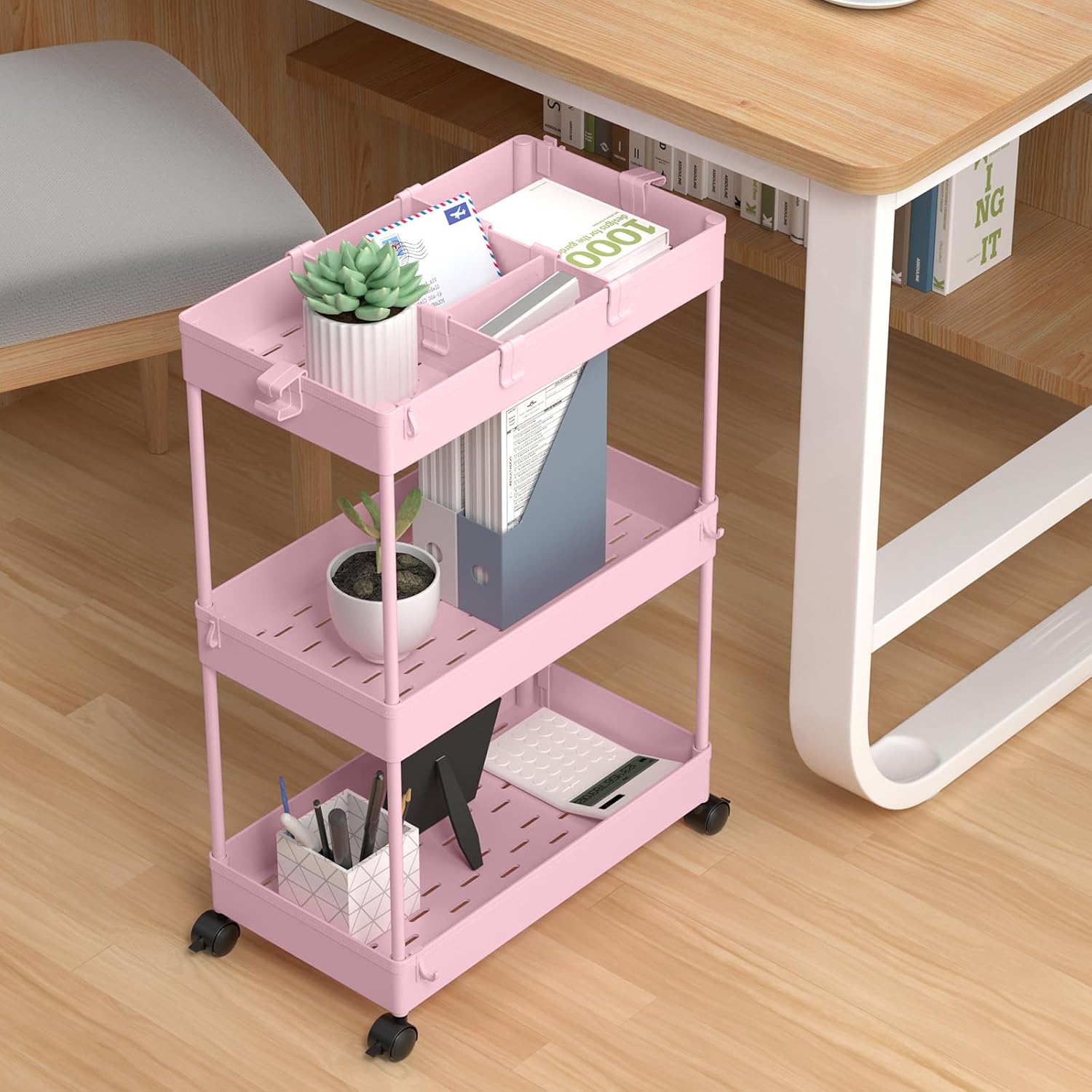SPACELEAD 3 Tier Rolling Cart