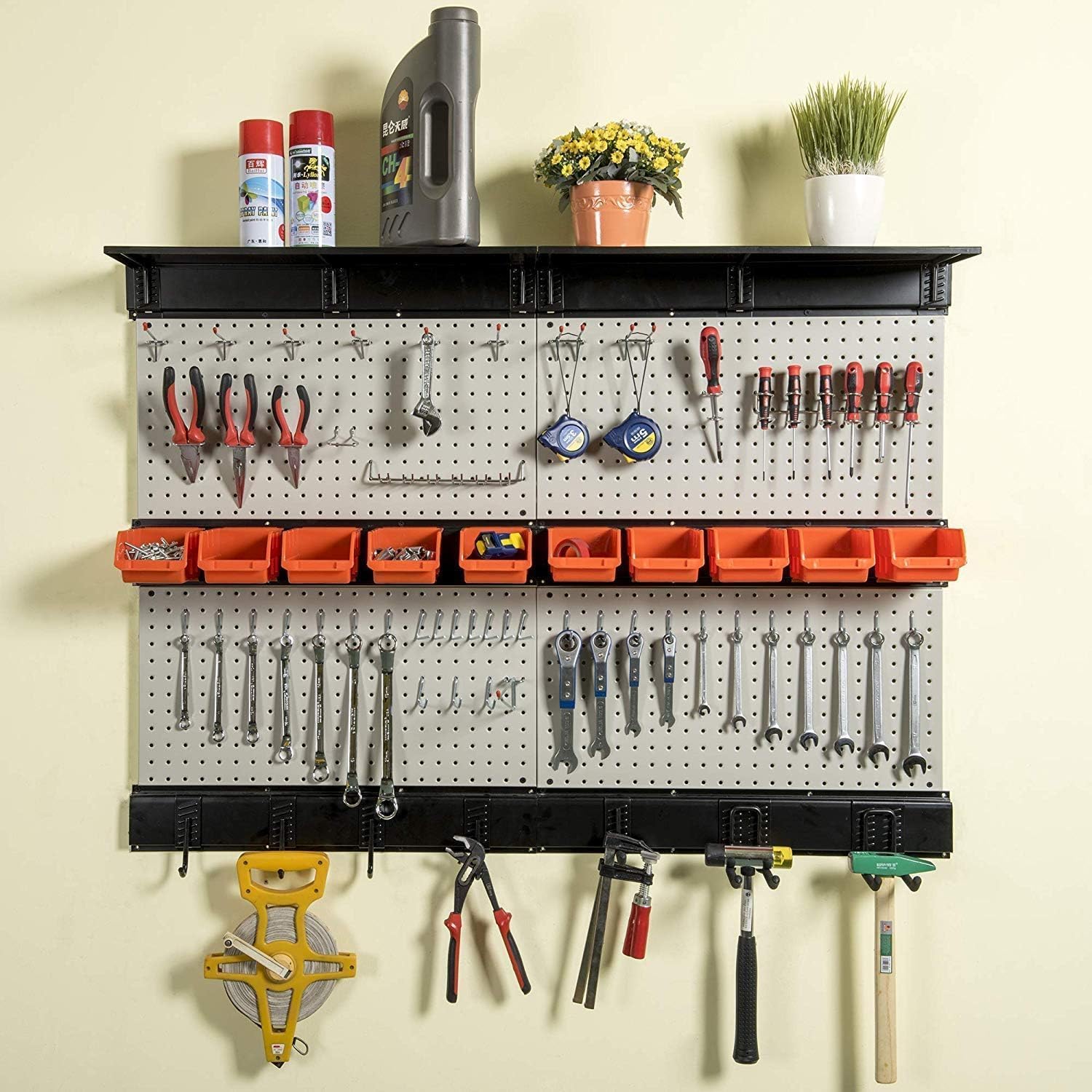 Ultrawall 72pcs Pegboard Organizer