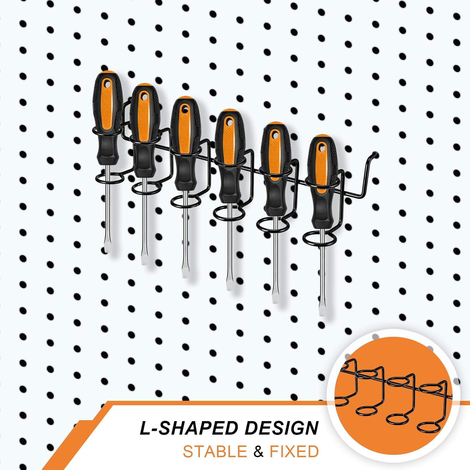 Ripeng Pegboard Screwdriver Holders
