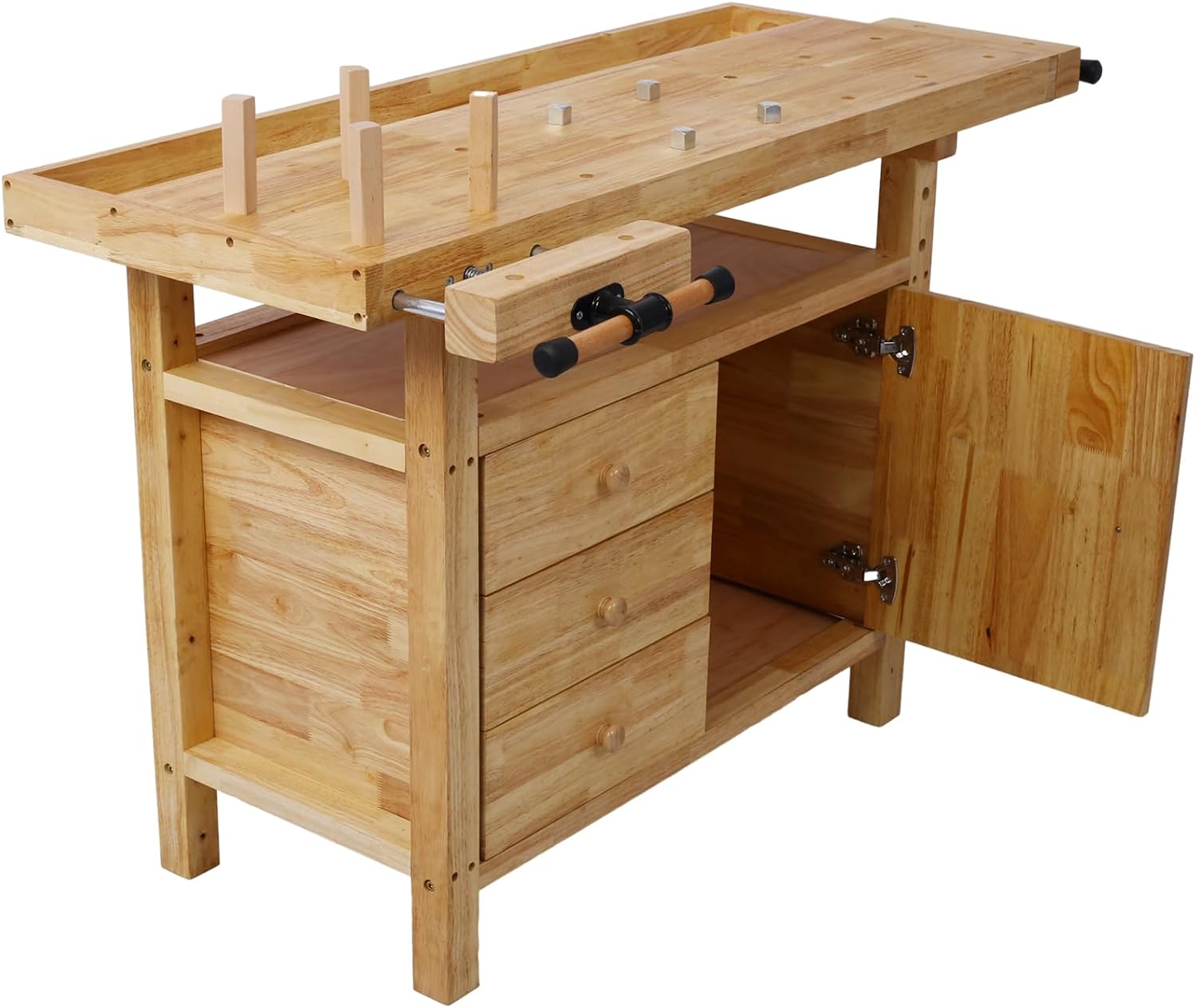 50-Inch Wooden Workbench