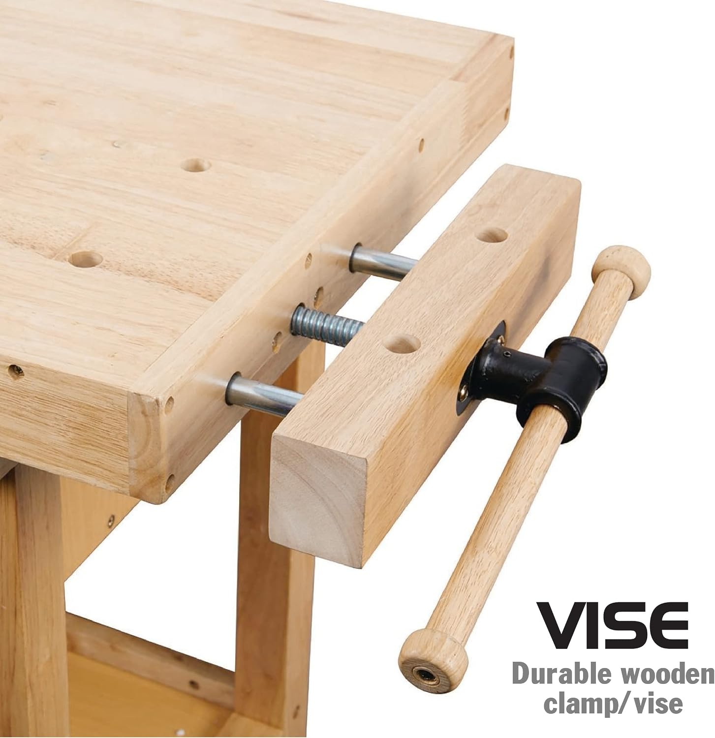 Olympia 64.5" 4-Drawer Wood Workbench