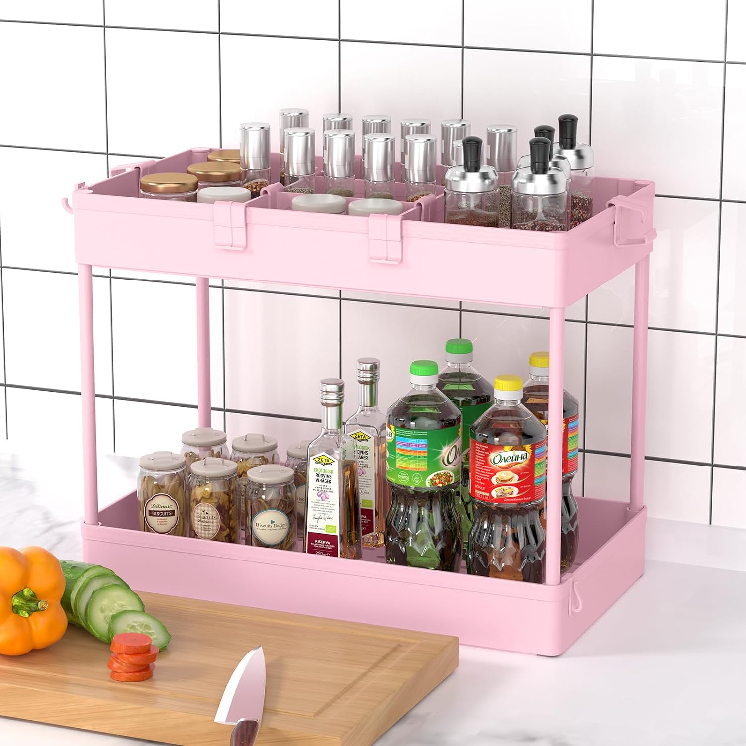 SPACELEAD 3 Tier Rolling Cart