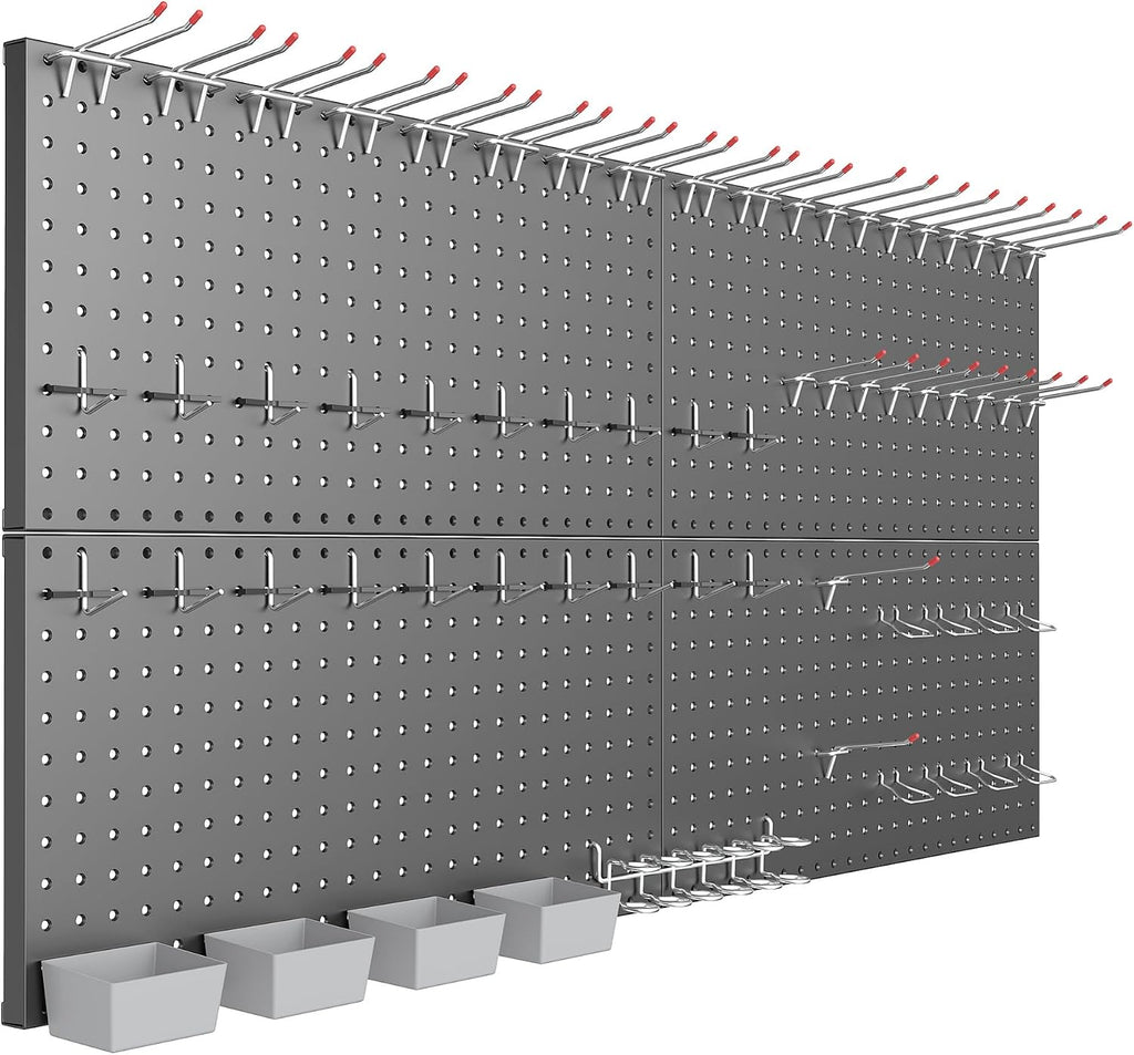 TORACK 4-Panel Pegboard Tool Organizer