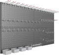 TORACK 4-Panel Pegboard Tool Organizer