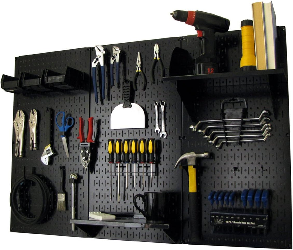 Wall Control 4ft Metal Pegboard Storage Kit