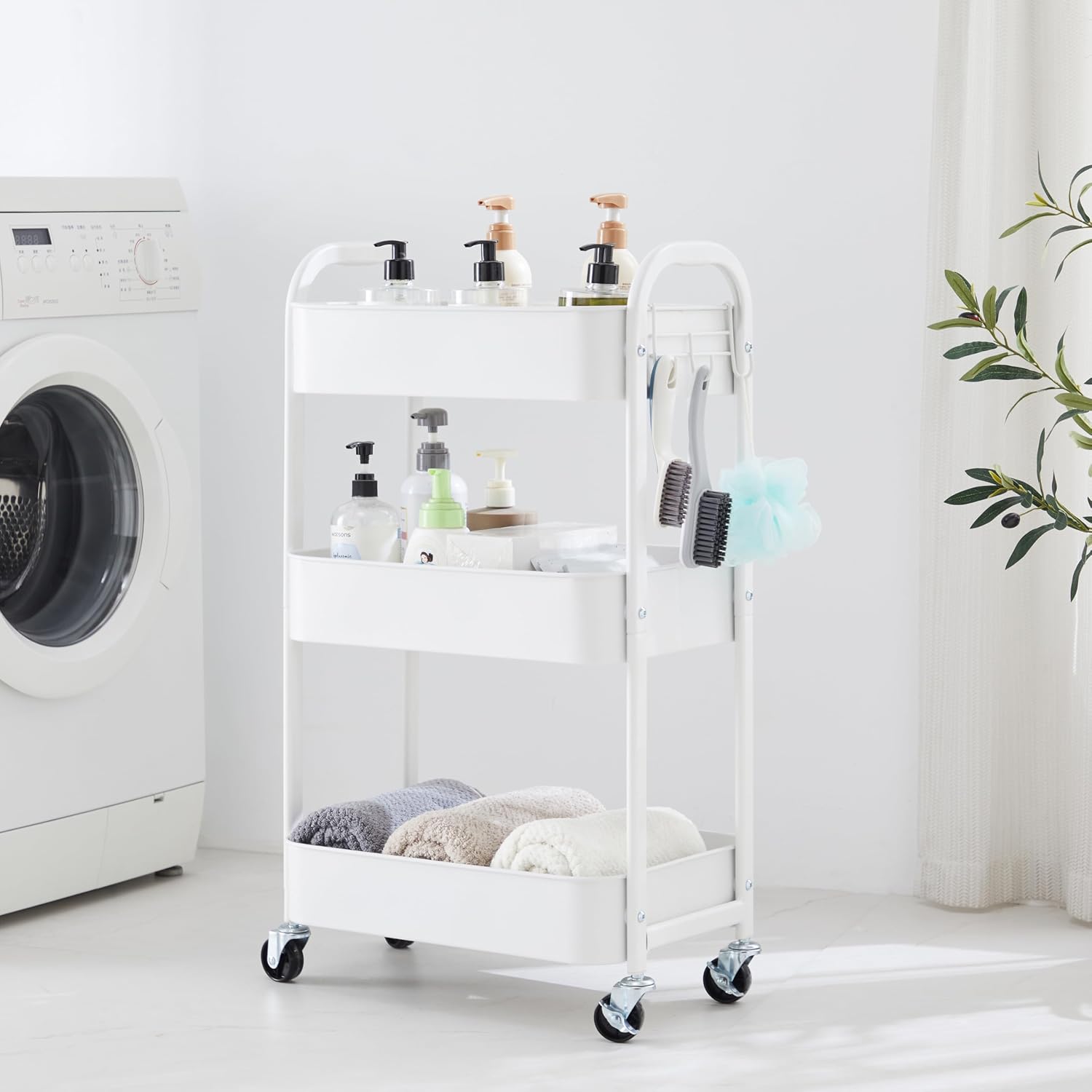 Houser 3-Tier Rolling Utility Cart
