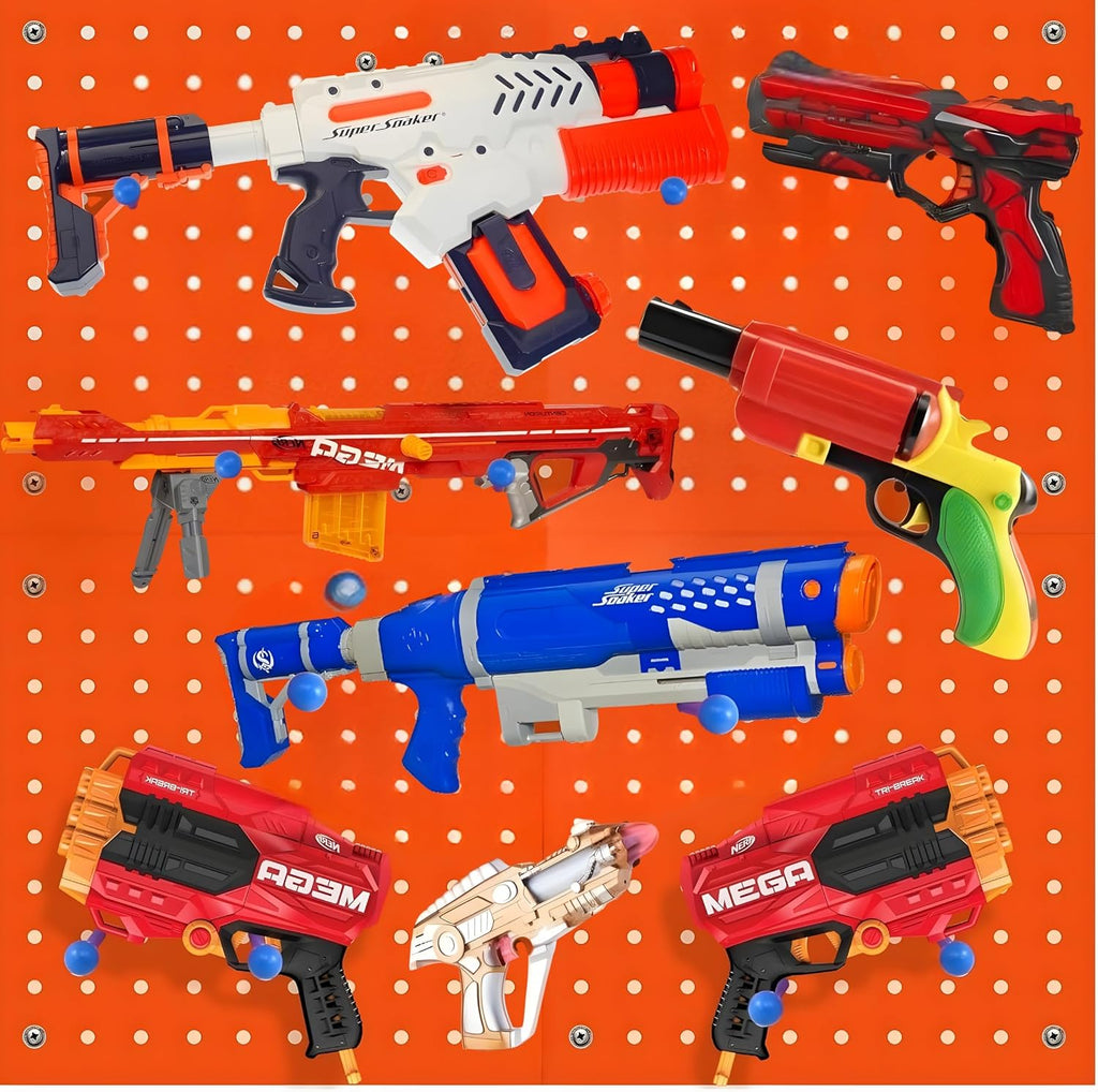 Skywin Wooden Nerf Gun Peg Board