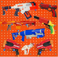 Skywin Wooden Nerf Gun Peg Board