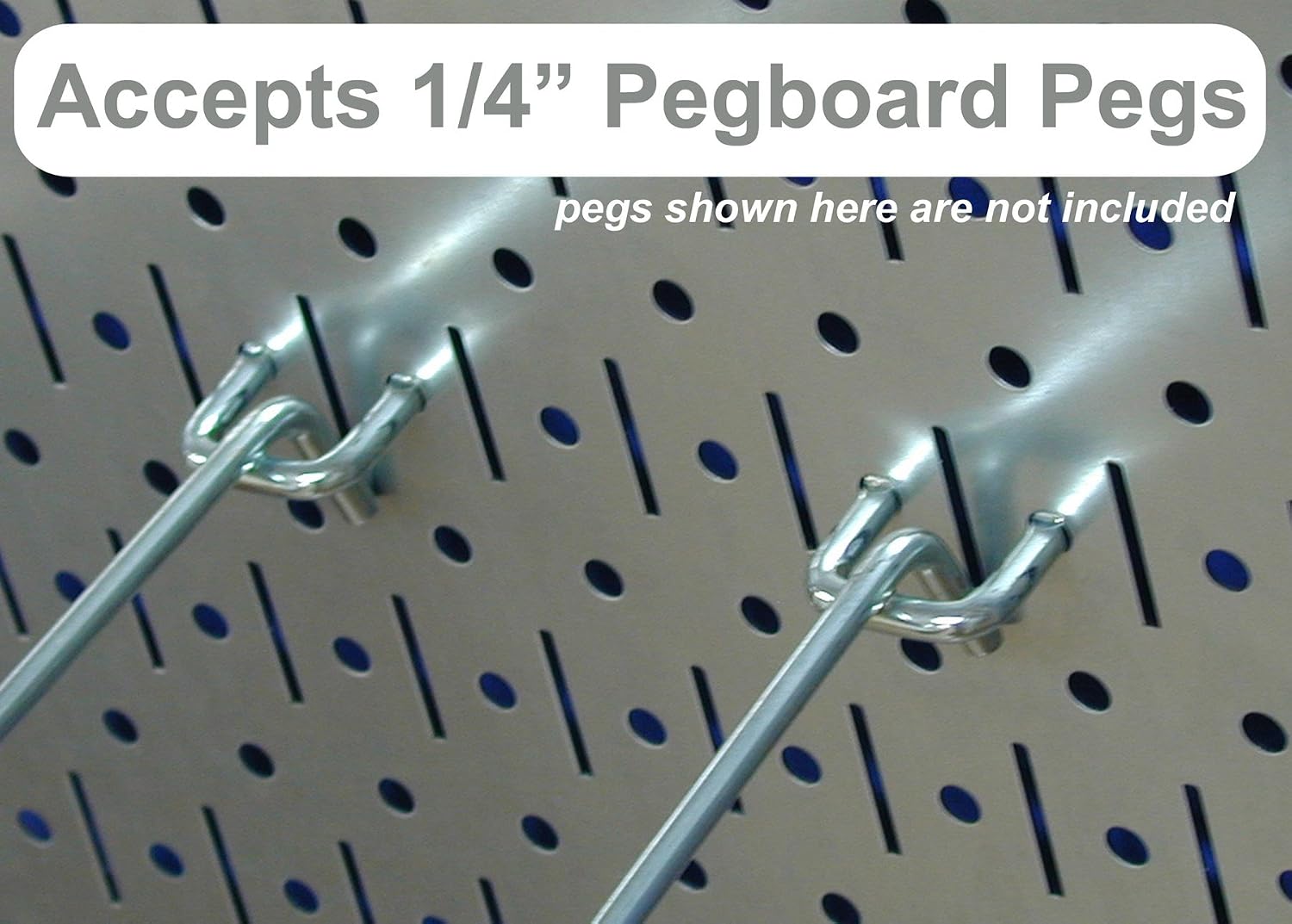 Wall Control 4ft Metal Pegboard Storage Kit