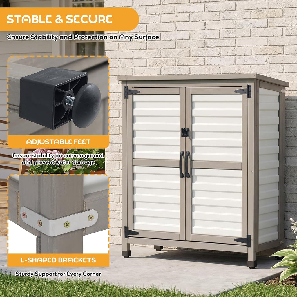 Weatherproof Outdoor Storage Cabinet