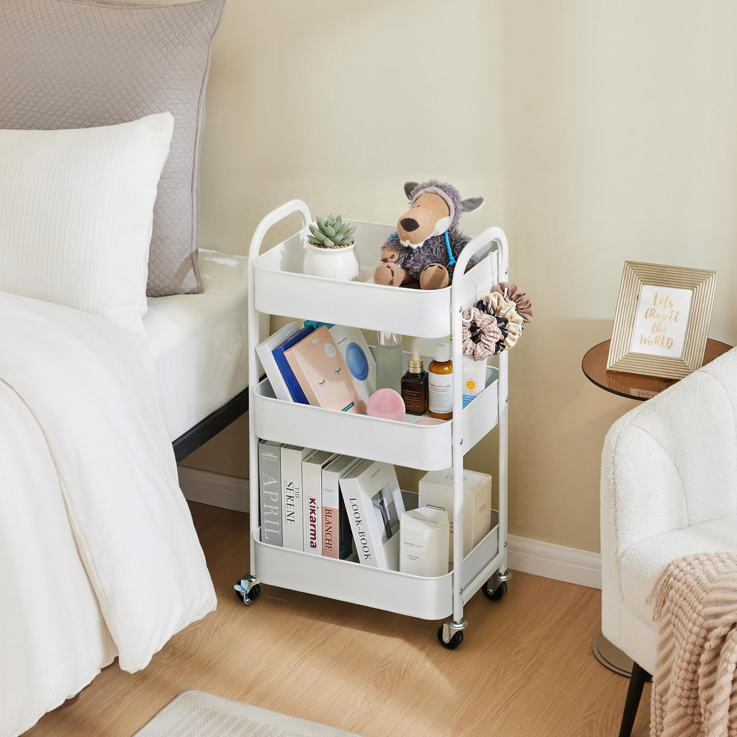 Houser 3-Tier Rolling Utility Cart