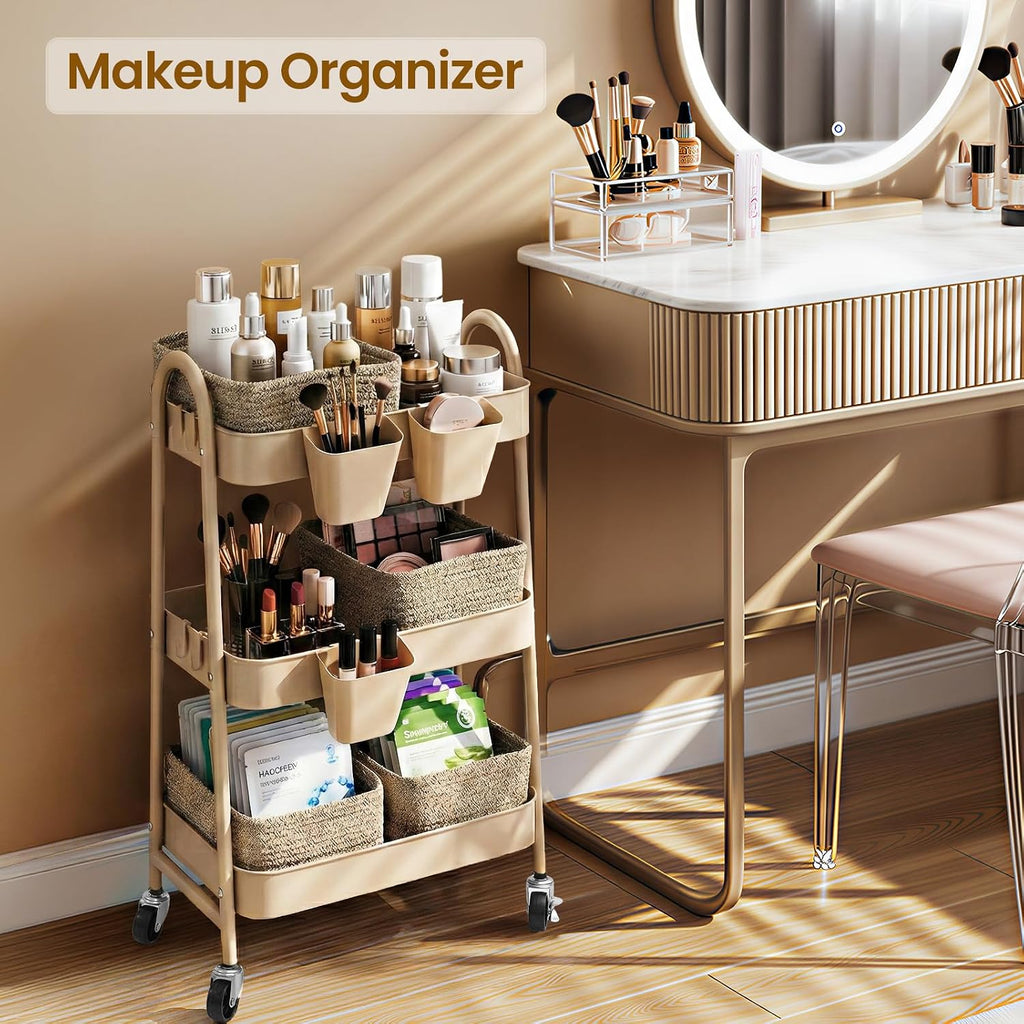 3-Tier Rolling Utility Cart