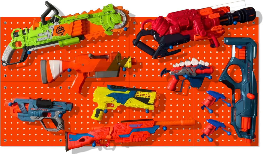 Skywin Wooden Nerf Gun Peg Board