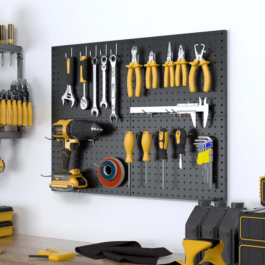 Spampur Metal Pegboard Wall Organizer