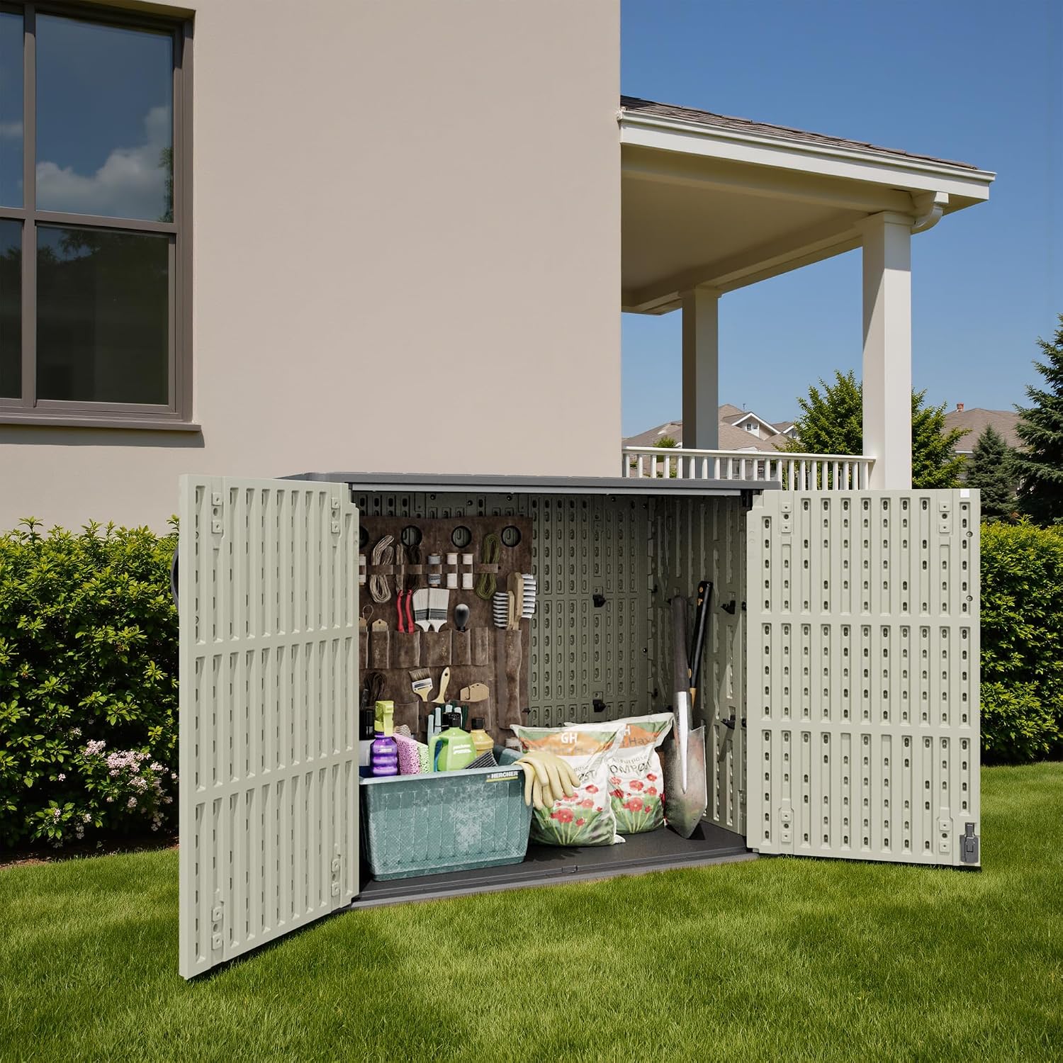 Patiowell Brown Outdoor Storage Shed
