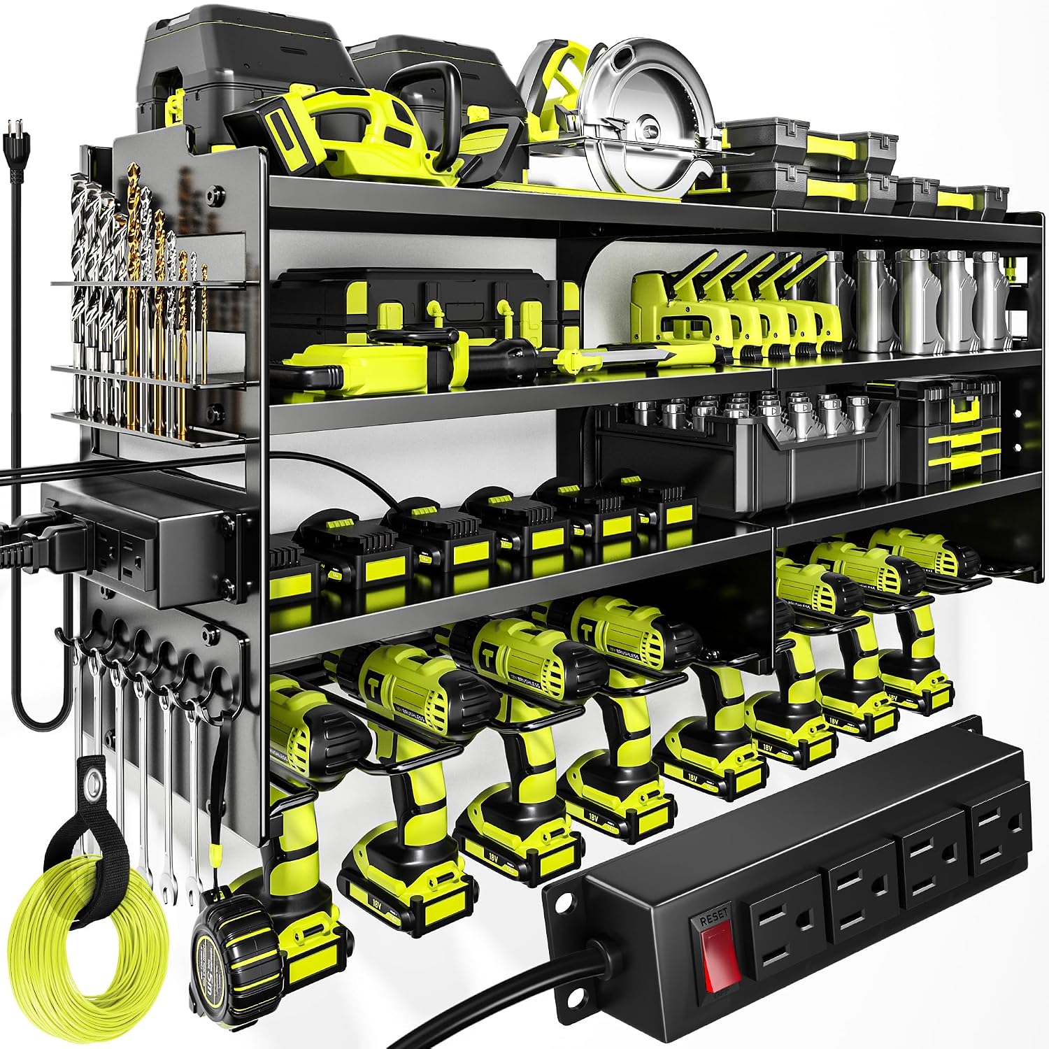 Wall Mount Power Tool Organizer