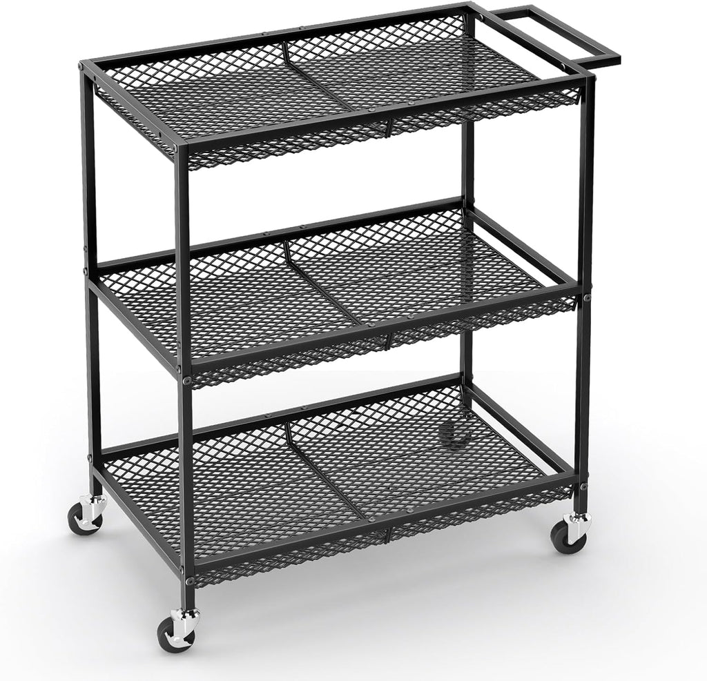 3 Tier Rolling Utility Kitchen Cart