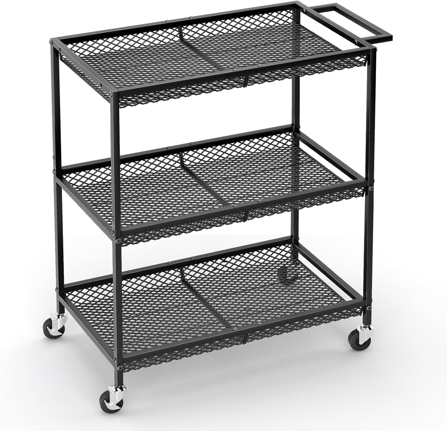 3 Tier Rolling Utility Kitchen Cart