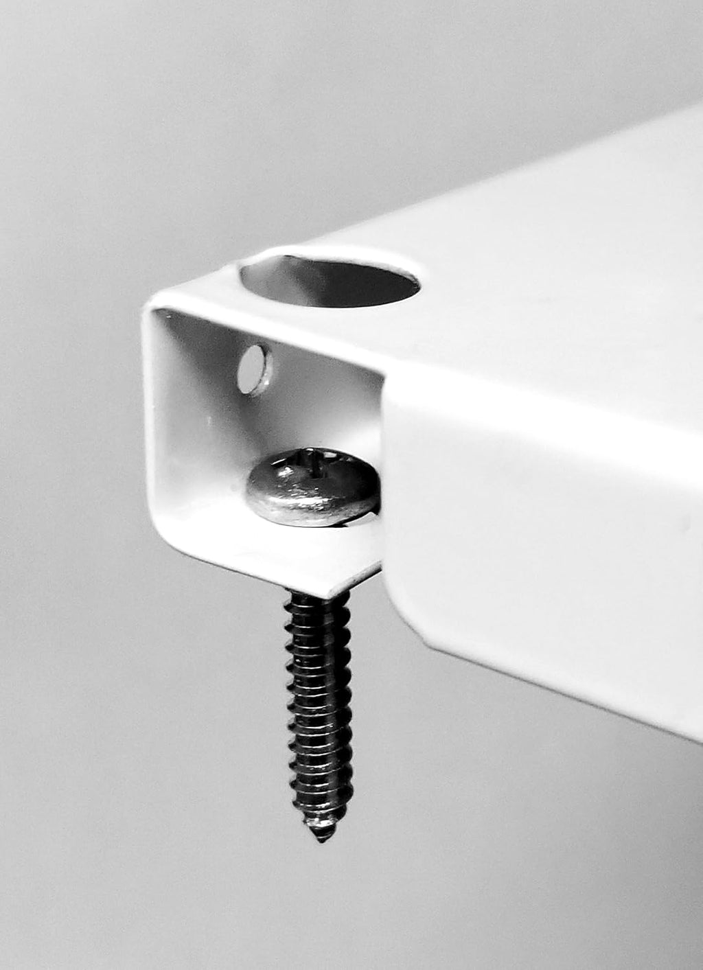 Wall Control White Metal Pegboard Rack
