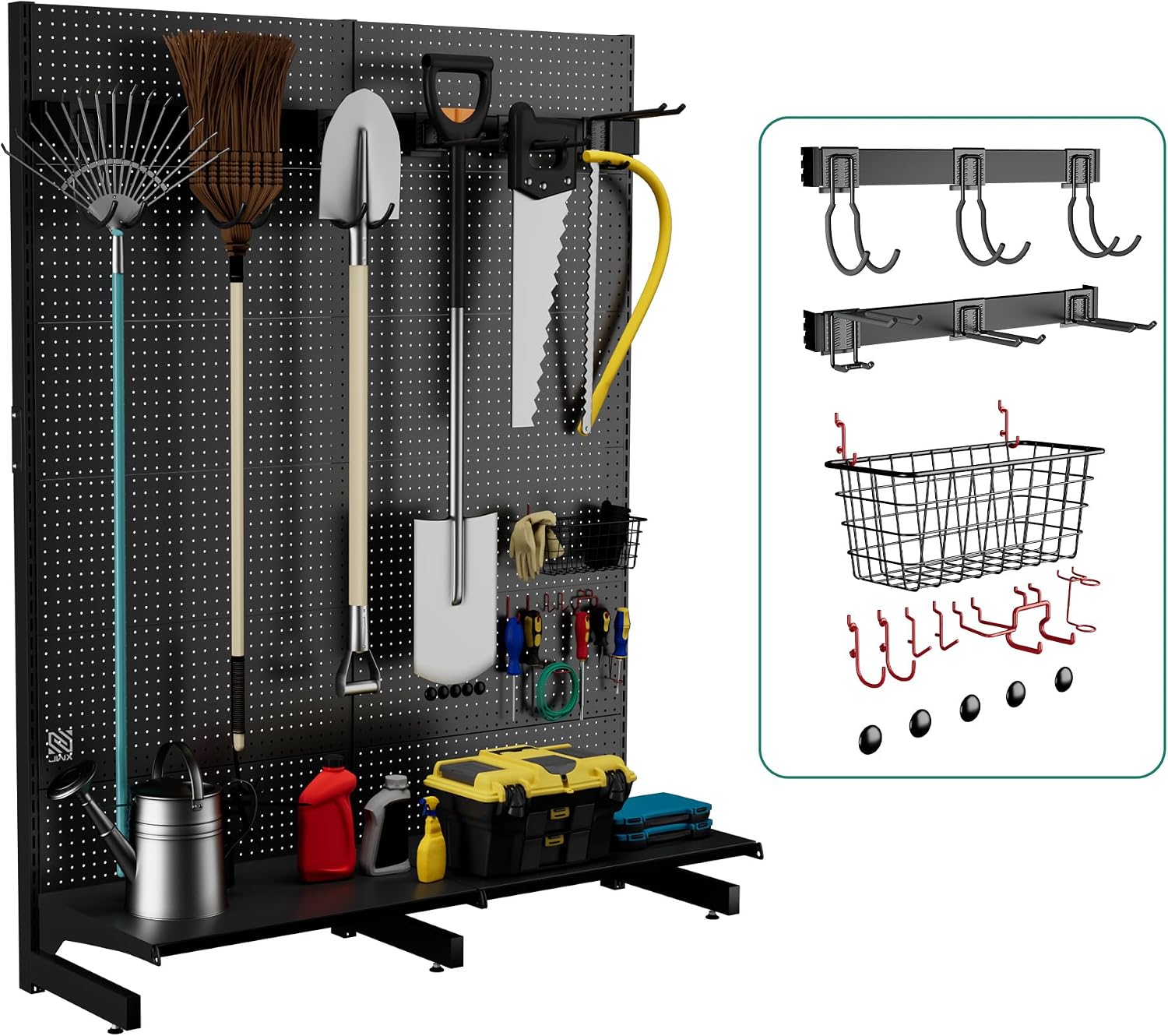 Garage Pegboard Tool Organizer