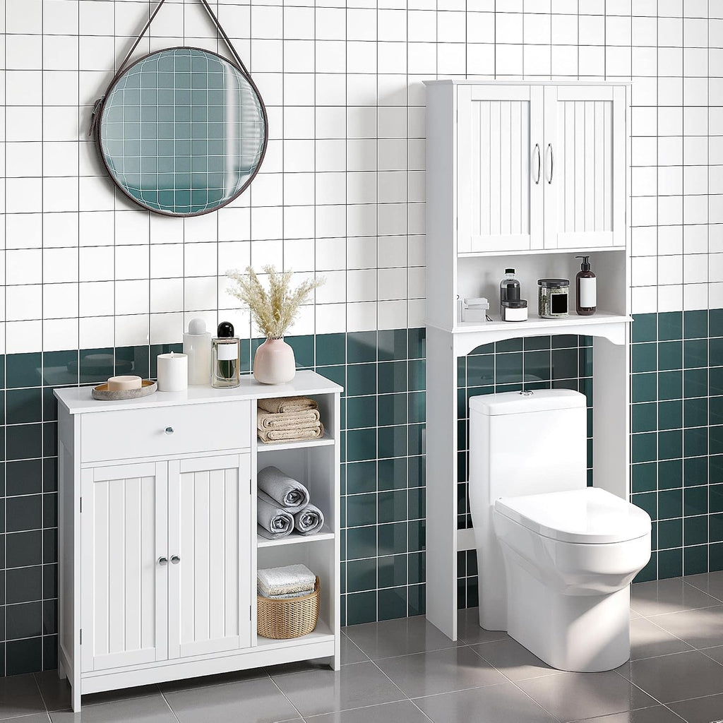 White Freestanding Storage Cabinet