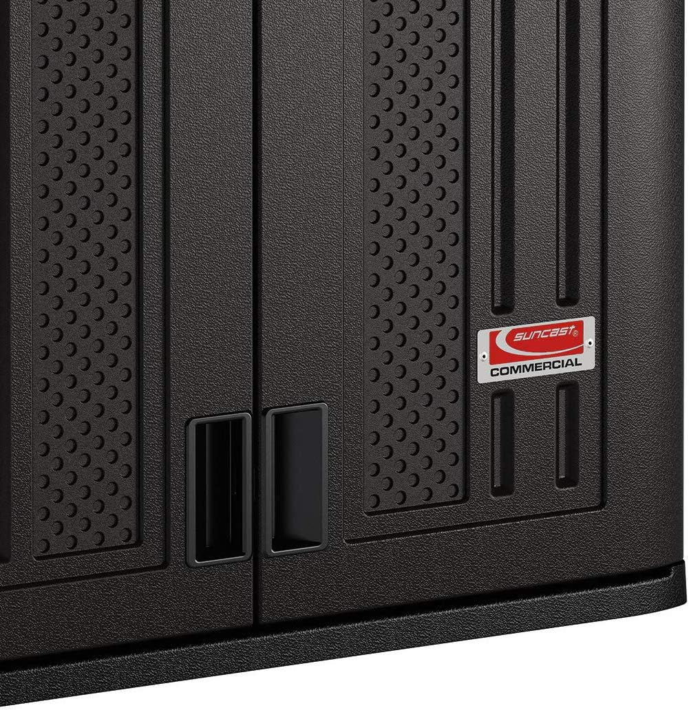 Suncast Black 4 Cu Ft Resin Wall Cabinet