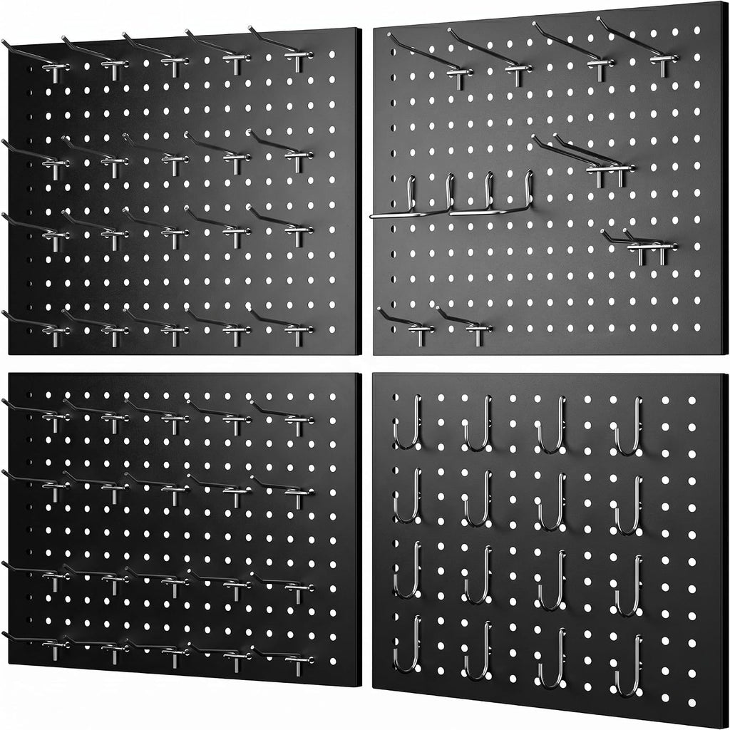 74PCS Metal Pegboard Wall Organizer