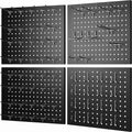 74PCS Metal Pegboard Wall Organizer