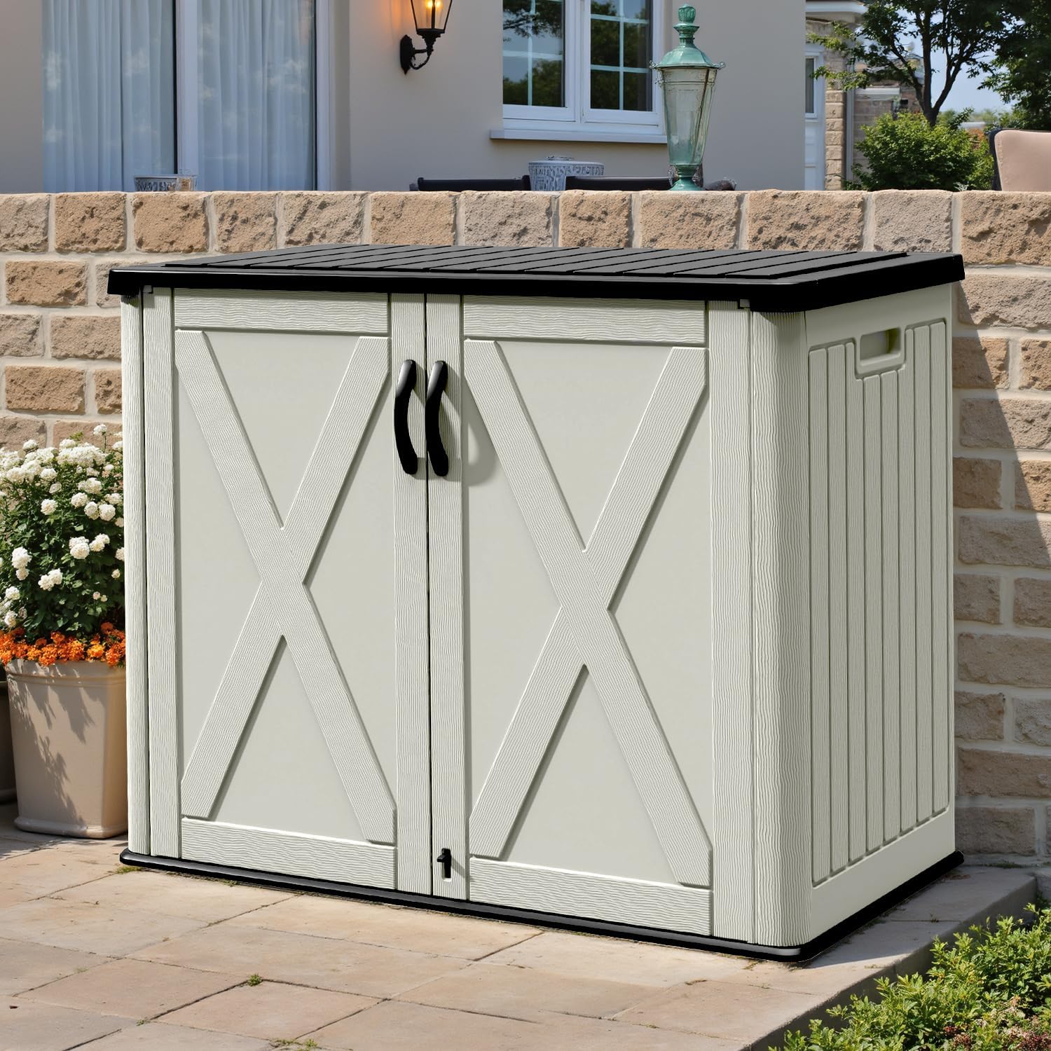 Patiowell Brown Outdoor Storage Shed