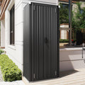 Dark Grey Tall Outdoor Cabinet