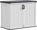 Devoko White 26 Cu Ft Horizontal Storage Shed