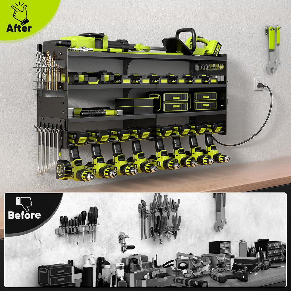 Wall Mount Power Tool Organizer