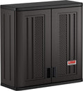 Suncast Black 4 Cu Ft Resin Wall Cabinet