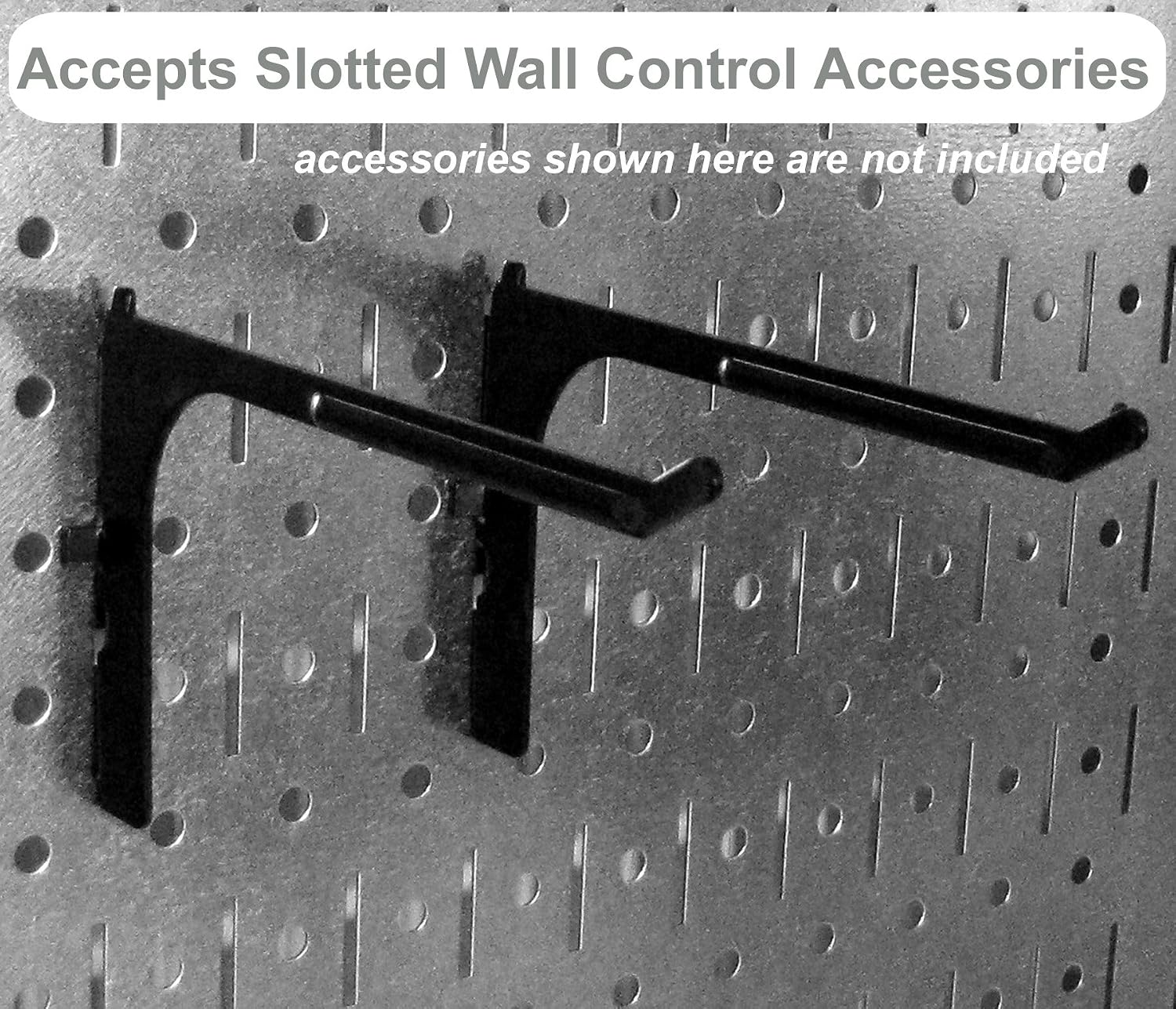 Wall Control 4ft Metal Pegboard Storage Kit