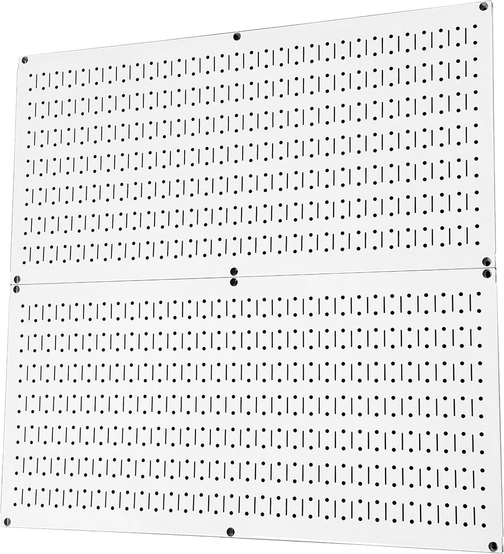 Wall Control White Metal Pegboard Rack